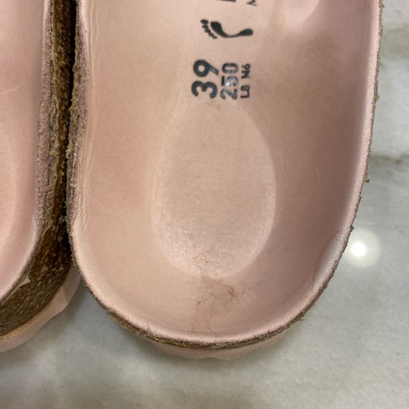 Birkenstock Madrid Big Buckle Sandals size 39 Pink Velvet - Picture 6 of 13